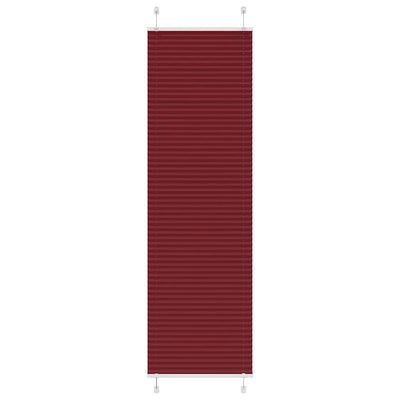 Vidaxx store enrouleur plissé 55x200 cm largeur de tissu 54,4 cm rouge bordeaux
