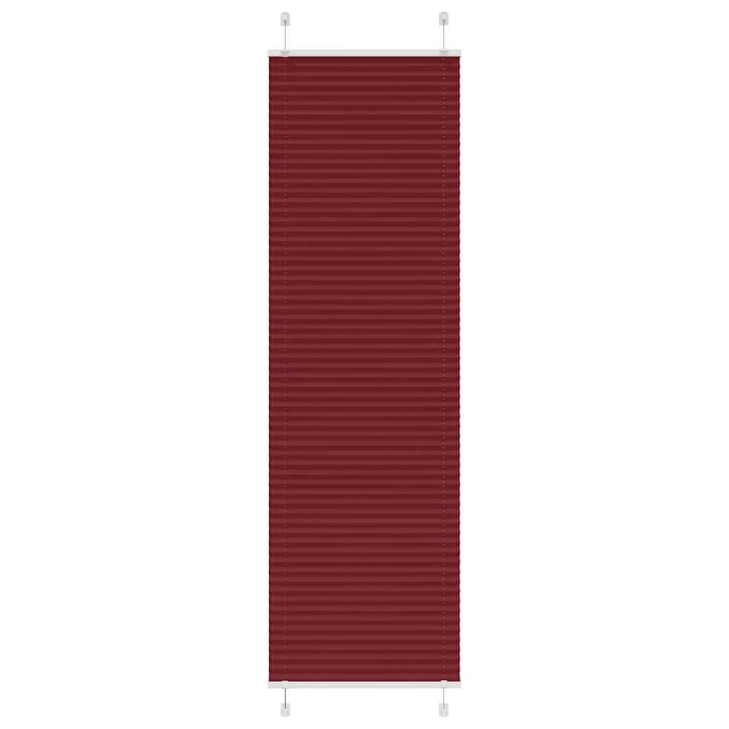 Vidaxx store enrouleur plissé 60x200 cm largeur de tissu 59,4 cm rouge bordeaux