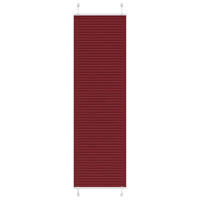 Vidaxx store enrouleur plissé 65x200 cm largeur de tissu 64,4 cm rouge bordeaux
