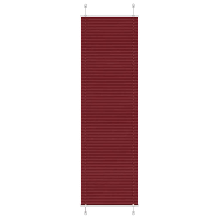 Vidaxx store enrouleur plissé 65x200 cm largeur de tissu 64,4 cm rouge bordeaux