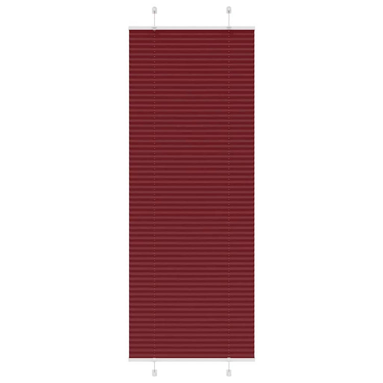 Vidaxx store enrouleur plissé 75x200 cm largeur de tissu 74,4 cm rouge bordeaux