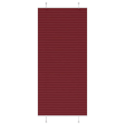 Vidaxx store enrouleur plissé 90x200 cm largeur de tissu 89,4 cm rouge bordeaux