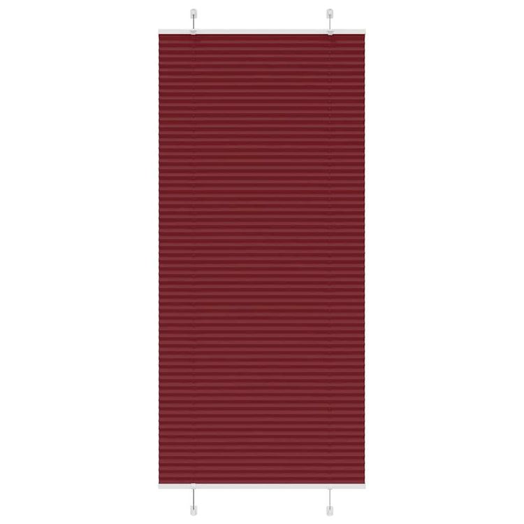 Vidaxx store enrouleur plissé 90x200 cm largeur de tissu 89,4 cm rouge bordeaux