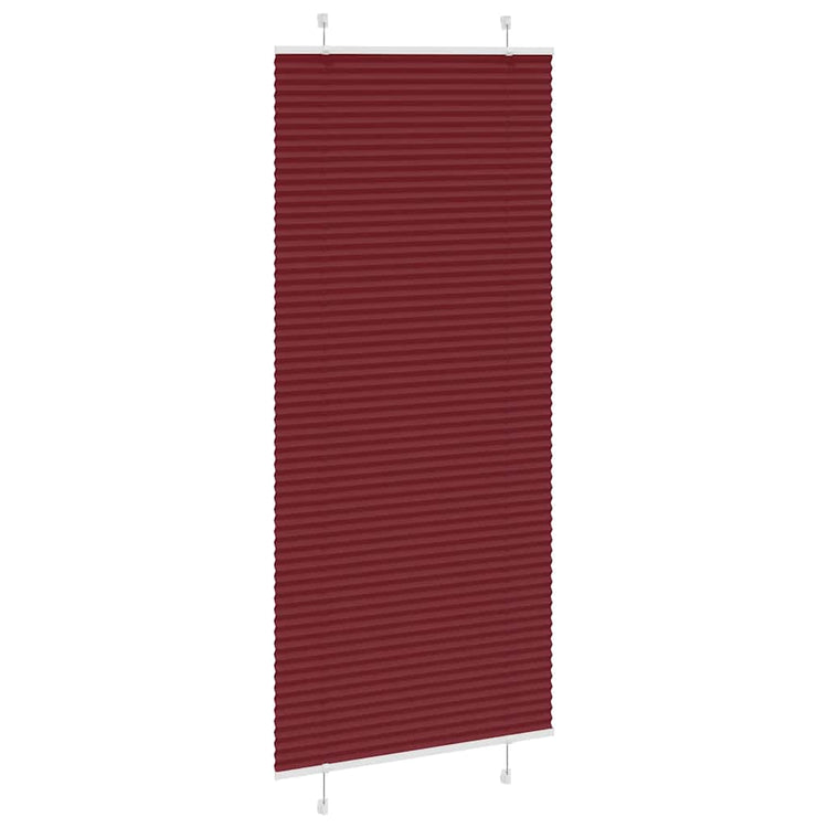 Vidaxx store enrouleur plissé 90x200 cm largeur de tissu 89,4 cm rouge bordeaux