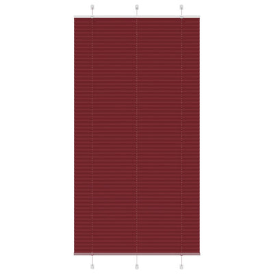 Vidaxx store enrouleur plissé 110x200cm largeur de tissu 109,4cm rouge bordeaux