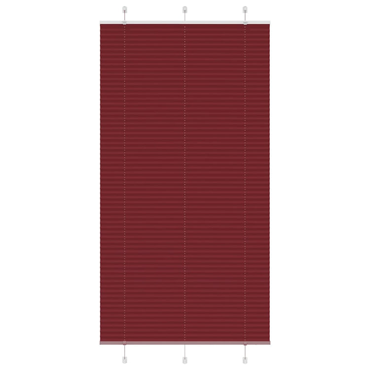 Vidaxx store enrouleur plissé 110x200cm largeur de tissu 109,4cm rouge bordeaux