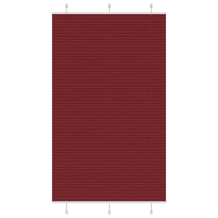 Vidaxx store enrouleur plissé 115x200cm largeur de tissu 114,4cm rouge bordeaux