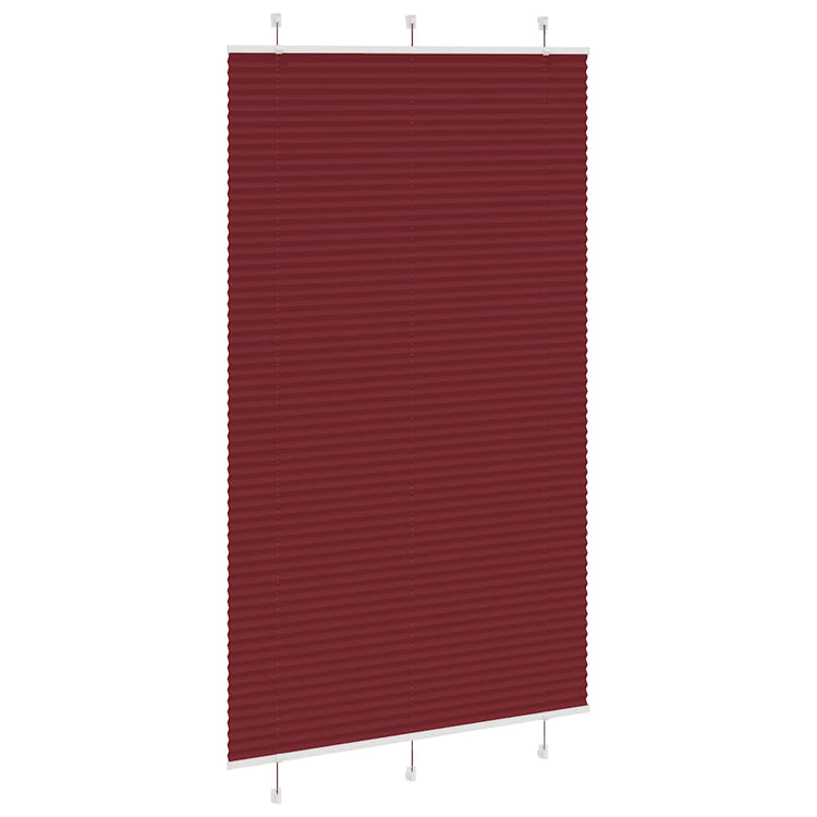 Vidaxx store enrouleur plissé 115x200cm largeur de tissu 114,4cm rouge bordeaux