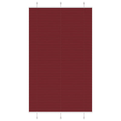 Vidaxx store enrouleur plissé 120x200cm largeur de tissu 119,4cm bordeaux