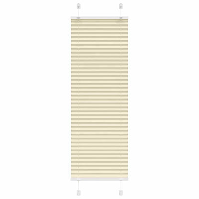 Vidaxx store enrouleur plissé 40x100 cm largeur de tissu 39,4 cm polyester crème