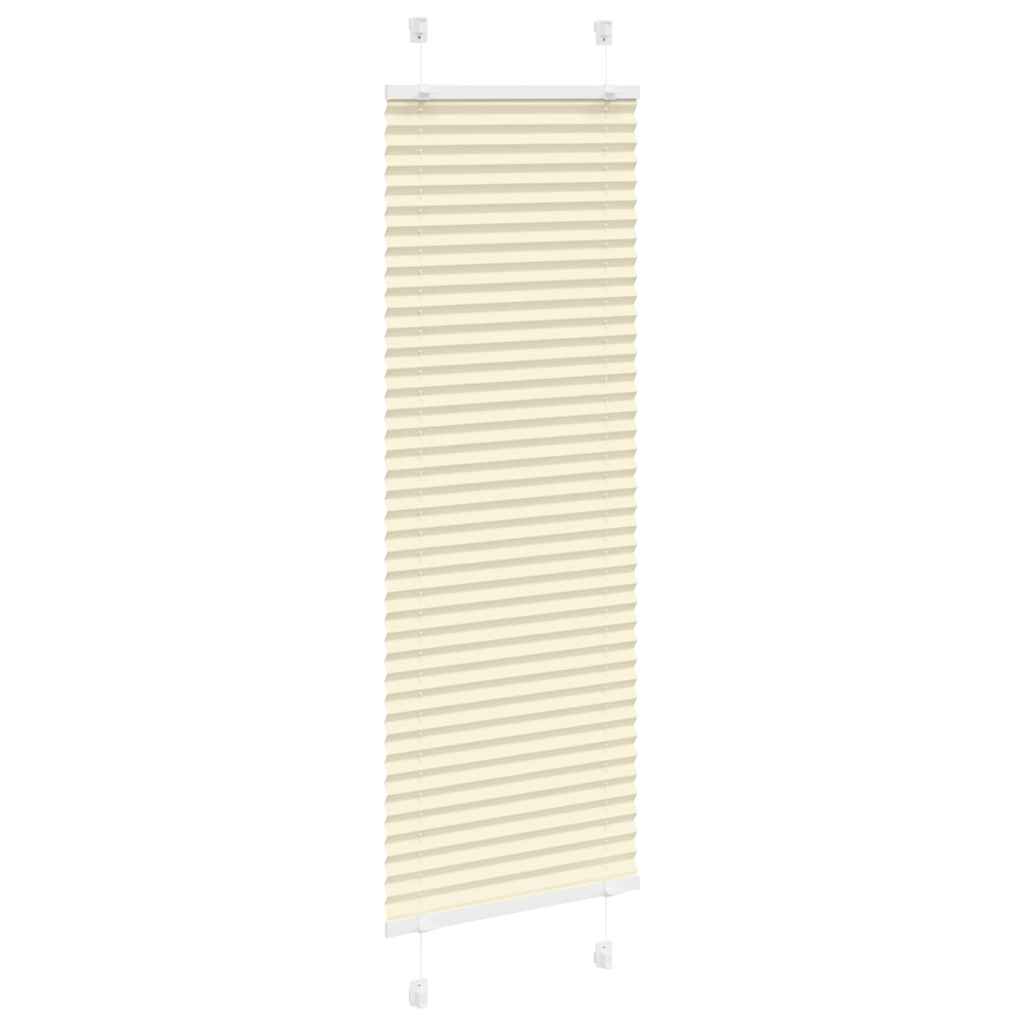 Vidaxx store enrouleur plissé 40x100 cm largeur de tissu 39,4 cm polyester crème