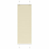 Vidaxx store enrouleur plissé 45x100 cm largeur de tissu 44,4 cm polyester crème - afbeelding 2