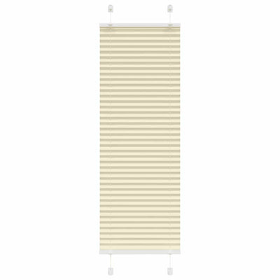 Vidaxx store enrouleur plissé 45x100 cm largeur de tissu 44,4 cm polyester crème