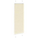 Vidaxx store enrouleur plissé 45x100 cm largeur de tissu 44,4 cm polyester crème - afbeelding 3