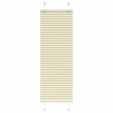 Vidaxx store enrouleur plissé 50x100 cm largeur de tissu 49,4 cm polyester crème - afbeelding 2