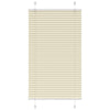 Vidaxx store enrouleur plissé 75x100 cm largeur de tissu 74,4 cm polyester crème