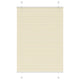 Vidaxx store enrouleur plissé 90x100 cm largeur de tissu 89,4 cm polyester crème