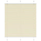 Vidaxx store enrouleur plissé 120x100cm largeur du tissu 119,4cm polyester crème