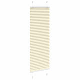 Vidaxx store enrouleur plissé 50x150 cm largeur de tissu 49,4 cm polyester crème - afbeelding 3