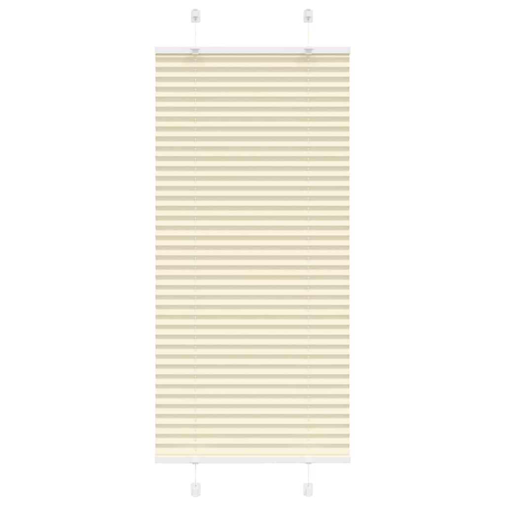 Vidaxx store enrouleur plissé 55x150 cm largeur de tissu 54,4 cm polyester crème