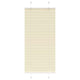 Vidaxx store enrouleur plissé 55x150 cm largeur de tissu 54,4 cm polyester crème