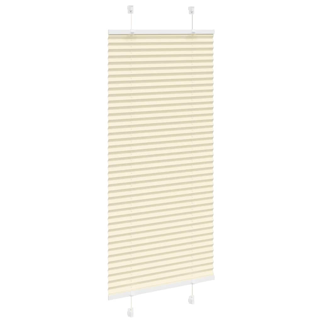 Vidaxx store enrouleur plissé 55x150 cm largeur de tissu 54,4 cm polyester crème