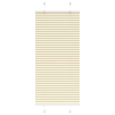 Vidaxx store enrouleur plissé 60x150 cm largeur de tissu 59,4 cm polyester crème