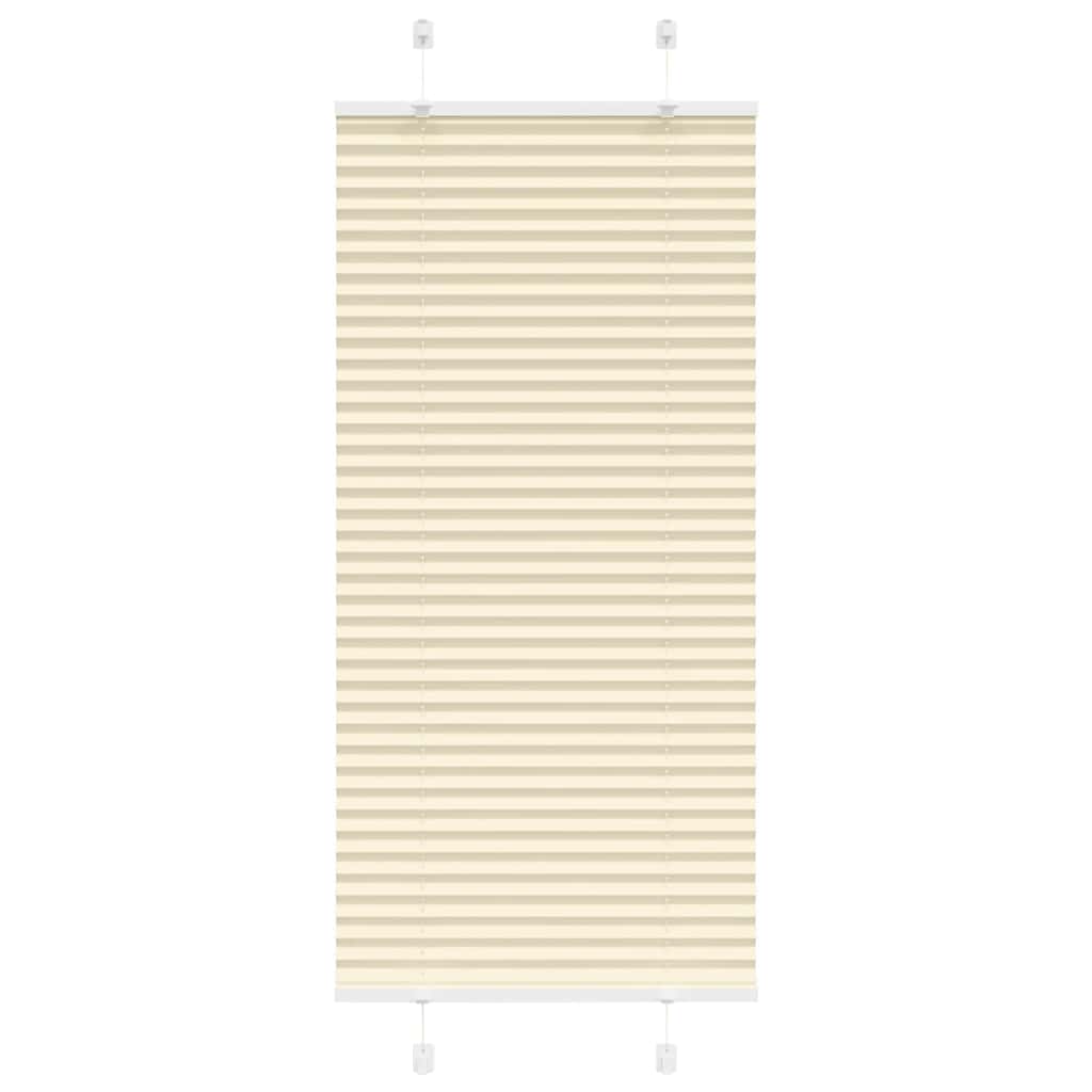 Vidaxx store enrouleur plissé 65x150 cm largeur de tissu 64,4 cm polyester crème