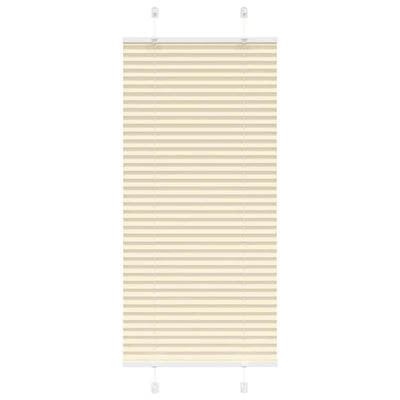 Vidaxx store enrouleur plissé 65x150 cm largeur de tissu 64,4 cm polyester crème
