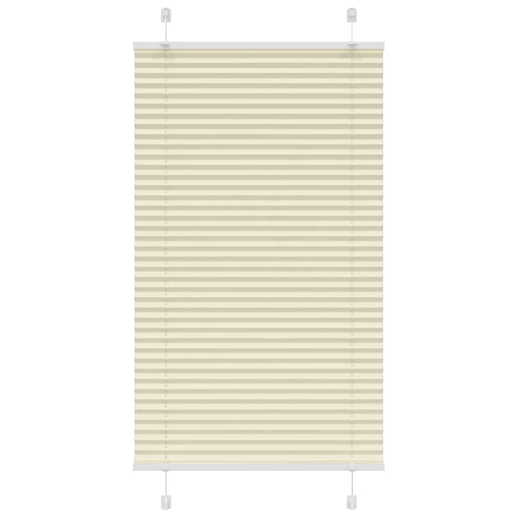Vidaxx store enrouleur plissé 70x150 cm largeur de tissu 69,4 cm polyester crème