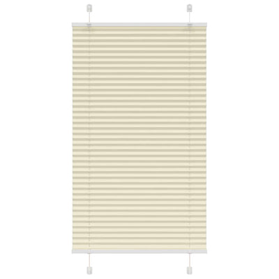 Vidaxx store enrouleur plissé 70x150 cm largeur de tissu 69,4 cm polyester crème