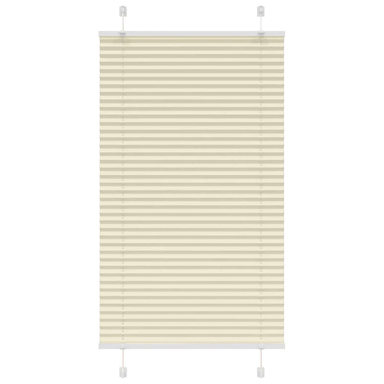 Vidaxx store enrouleur plissé 70x150 cm largeur de tissu 69,4 cm polyester crème