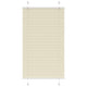 Vidaxx store enrouleur plissé 80x150 cm largeur de tissu 79,4 cm polyester crème