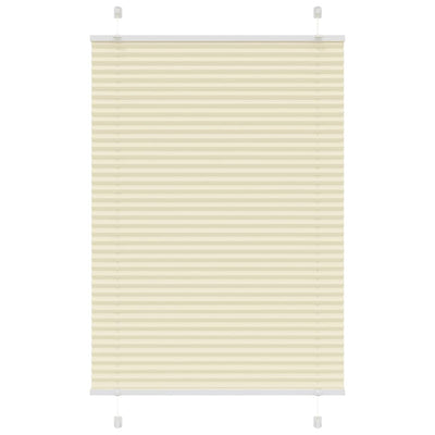 Vidaxx store enrouleur plissé 90x150 cm largeur de tissu 89,4 cm polyester crème
