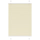 Vidaxx store enrouleur plissé 95x150 cm largeur de tissu 94,4 cm polyester crème