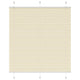 Vidaxx store enrouleur plissé 115x150cm largeur du tissu 114,4cm polyester crème