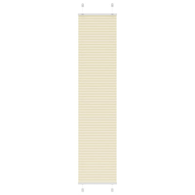 Vidaxx store enrouleur plissé 40x200 cm largeur de tissu 39,4 cm polyester crème
