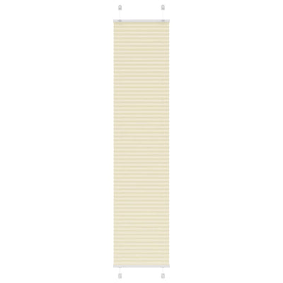 Vidaxx store enrouleur plissé 45x200 cm largeur de tissu 44,4 cm polyester crème