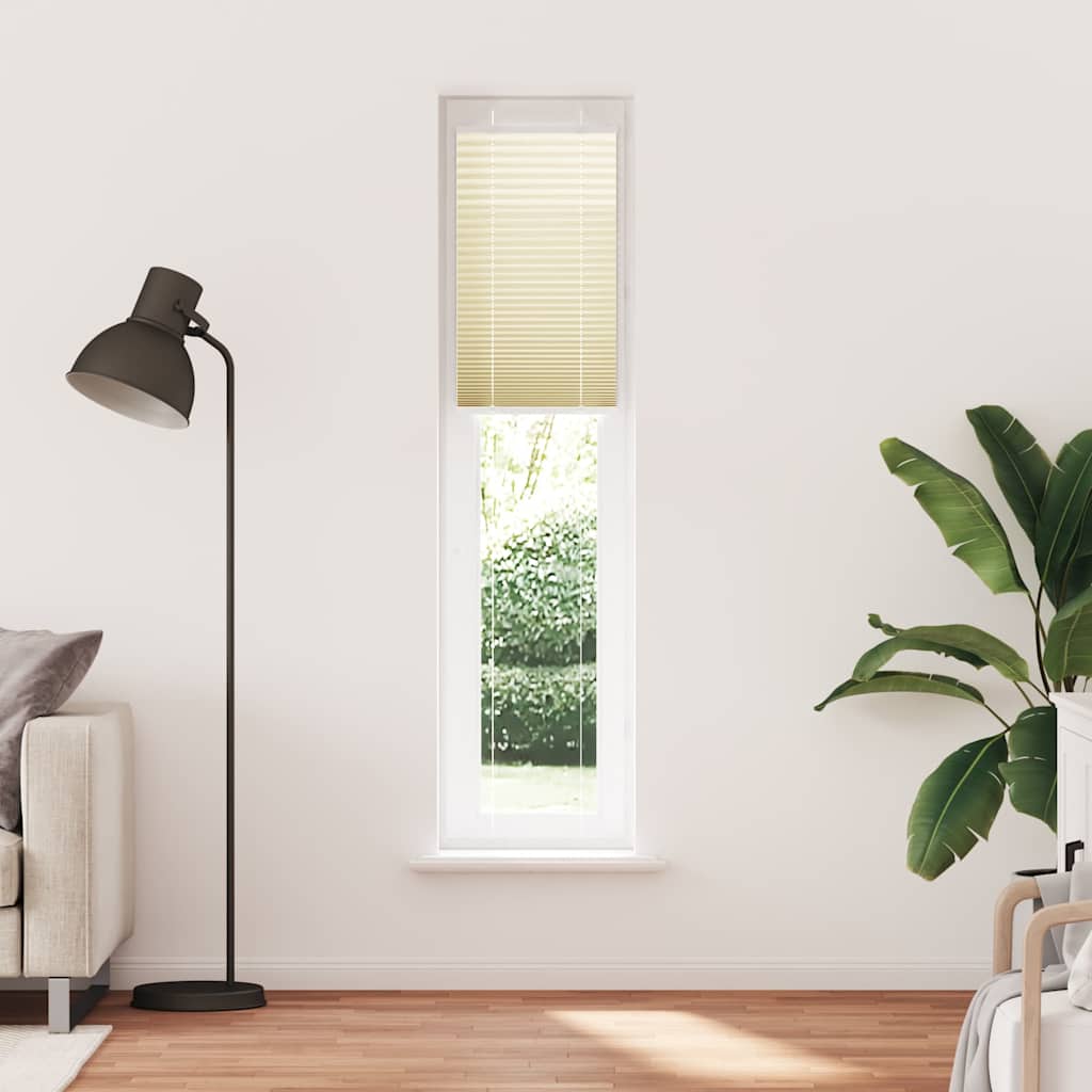 Vidaxx store enrouleur plissé 45x200 cm largeur de tissu 44,4 cm polyester crème