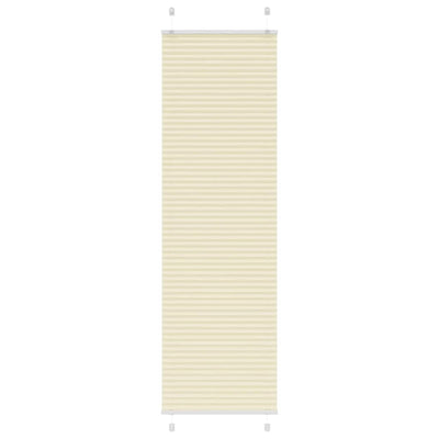 Vidaxx store enrouleur plissé 55x200 cm largeur de tissu 54,4 cm polyester crème