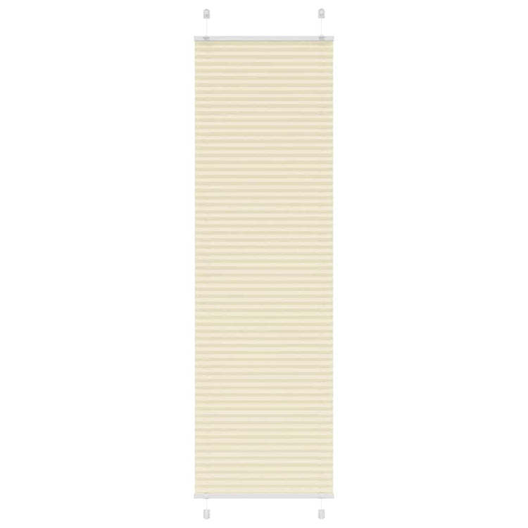 Vidaxx store enrouleur plissé 55x200 cm largeur de tissu 54,4 cm polyester crème