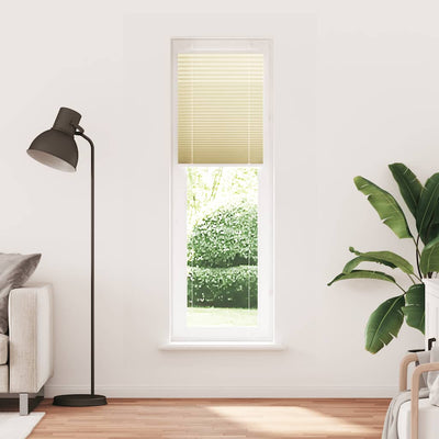 Vidaxx store enrouleur plissé 60x200 cm largeur de tissu 59,4 cm polyester crème
