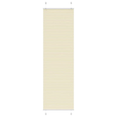 Vidaxx store enrouleur plissé 65x200 cm largeur de tissu 64,4 cm polyester crème