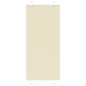 Vidaxx store enrouleur plissé 95x200 cm largeur de tissu 94,4 cm polyester crème