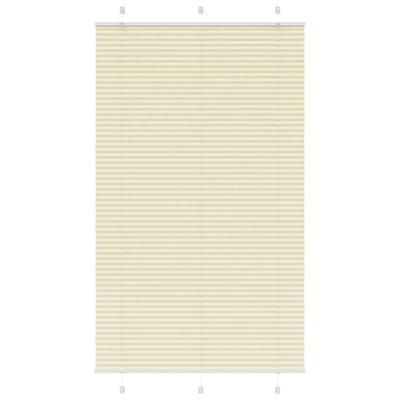 Vidaxx store enrouleur plissé 110x200cm largeur du tissu 109,4cm polyester crème