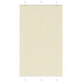 Vidaxx store enrouleur plissé 120x200cm largeur du tissu 119,4cm polyester crème - afbeelding 2
