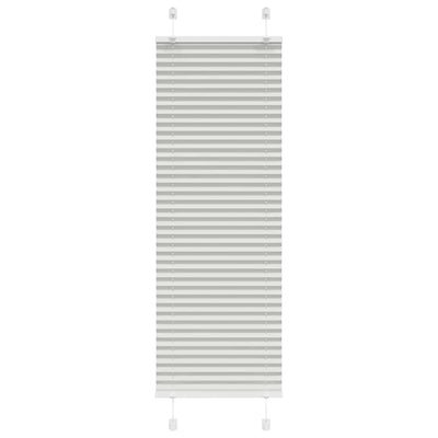 Vidaxx store enrouleur plissé 40x100 cm largeur de tissu 39,4 cm gris clair