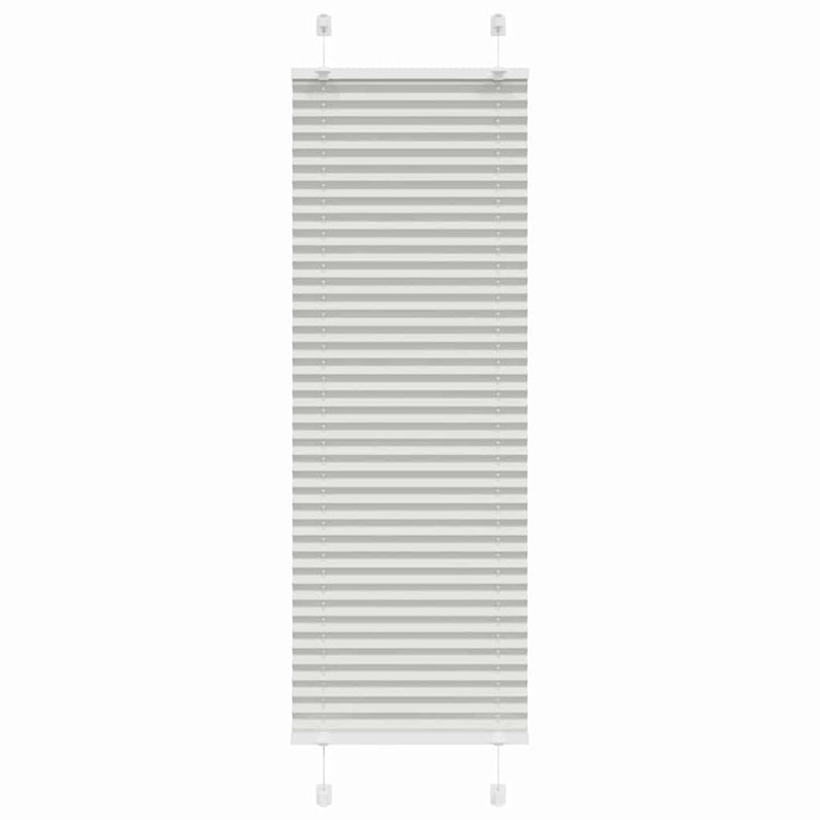 Vidaxx store enrouleur plissé 50x100 cm largeur de tissu 49,4 cm gris clair