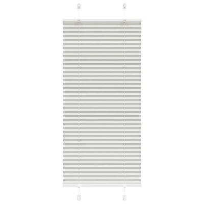 Vidaxx store enrouleur plissé 55x100 cm largeur de tissu 54,4 cm gris clair