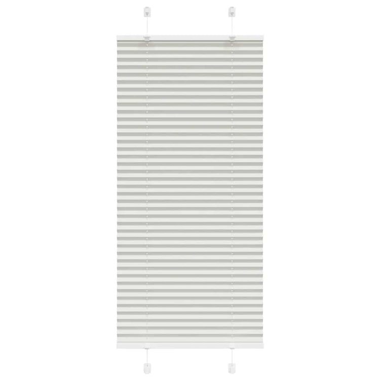 Vidaxx store enrouleur plissé 55x100 cm largeur de tissu 54,4 cm gris clair